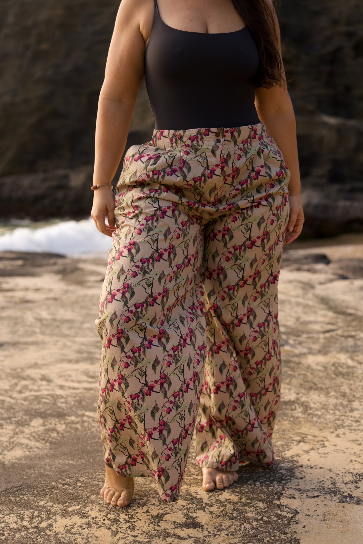 ‘A‘ali‘i Tan Cotton Pants