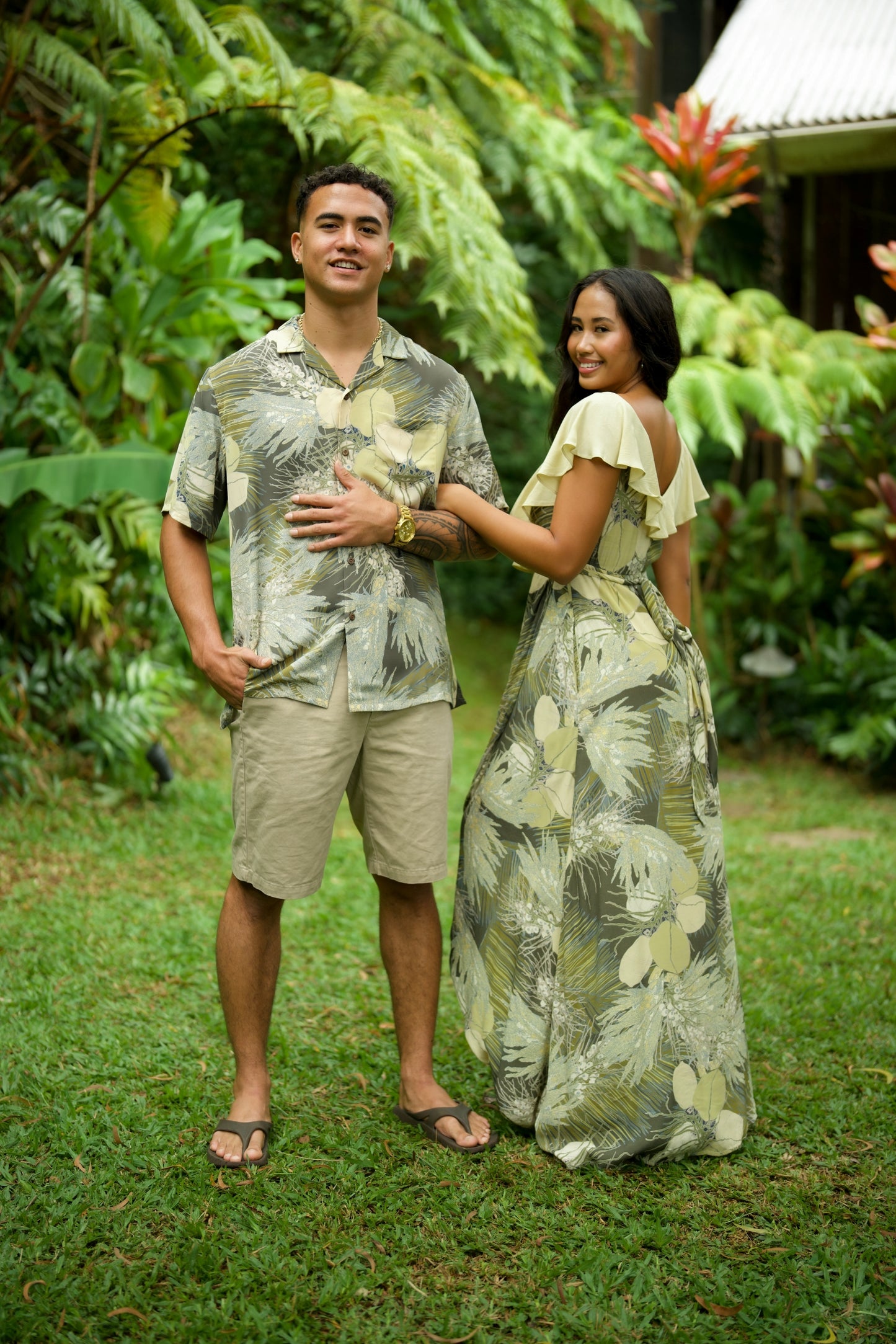 Coconut Vintage Cut Aloha Shirt (Iron Free)