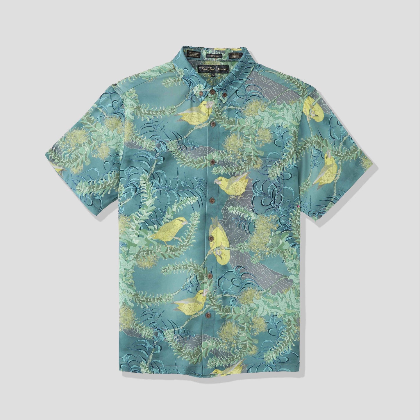Foraging Kiwikiu Iron Free Aloha Shirt