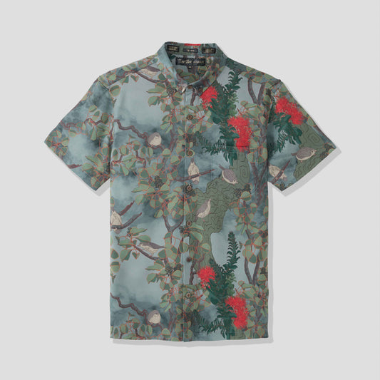 Vanishing 'Akikiki Aloha Shirt (Iron Free)