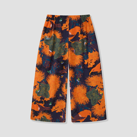 Kaniakapūpū Orange Palazzo Pants