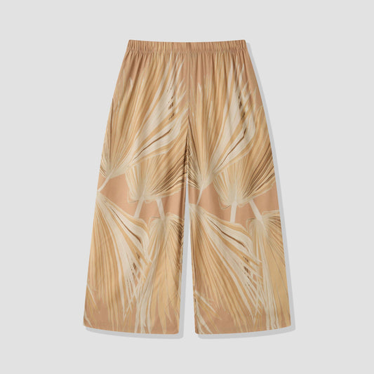 Loulu Beige Palazzo Pants
