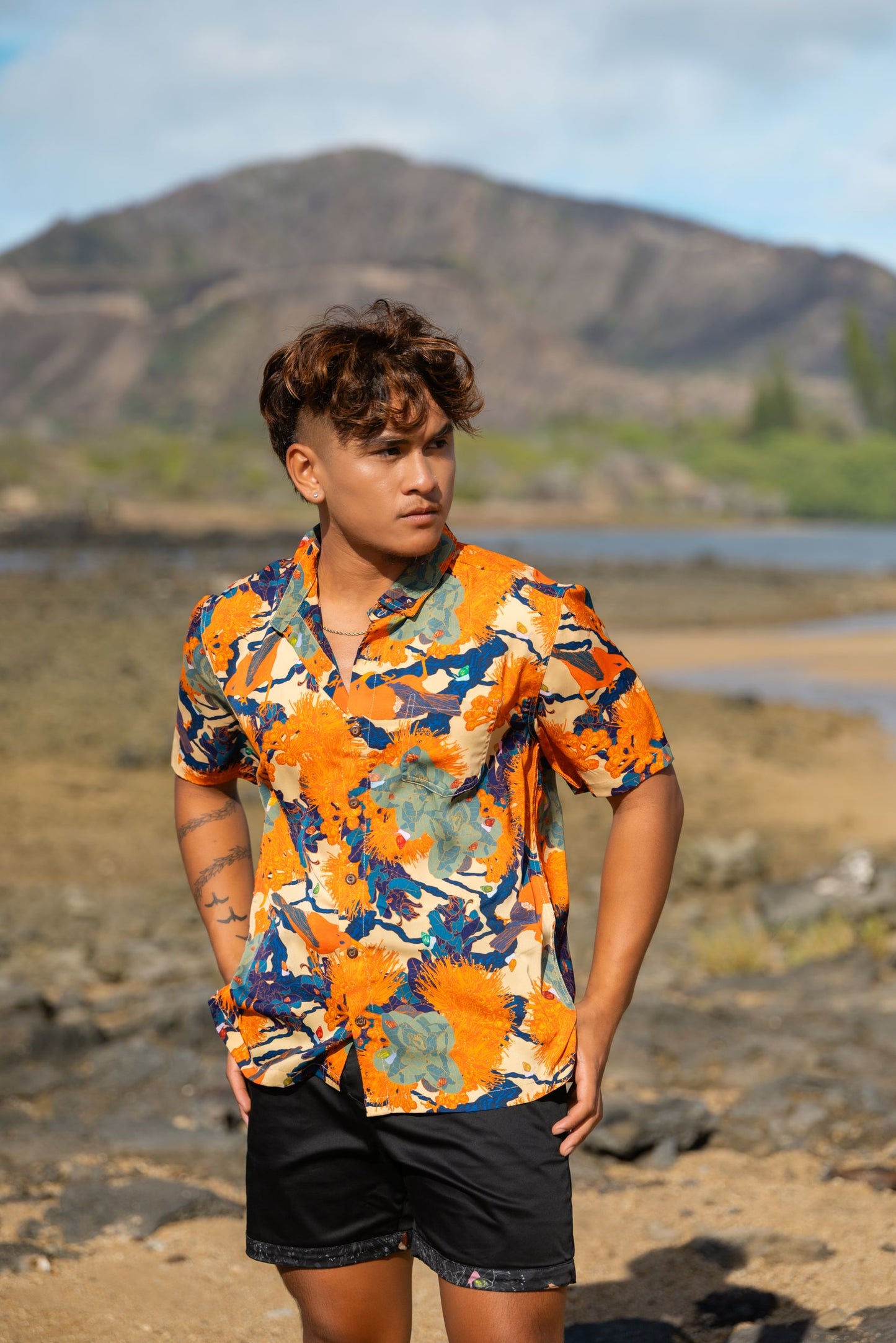 Kaniakapūpū Alani Aloha Shirt (Iron Free)