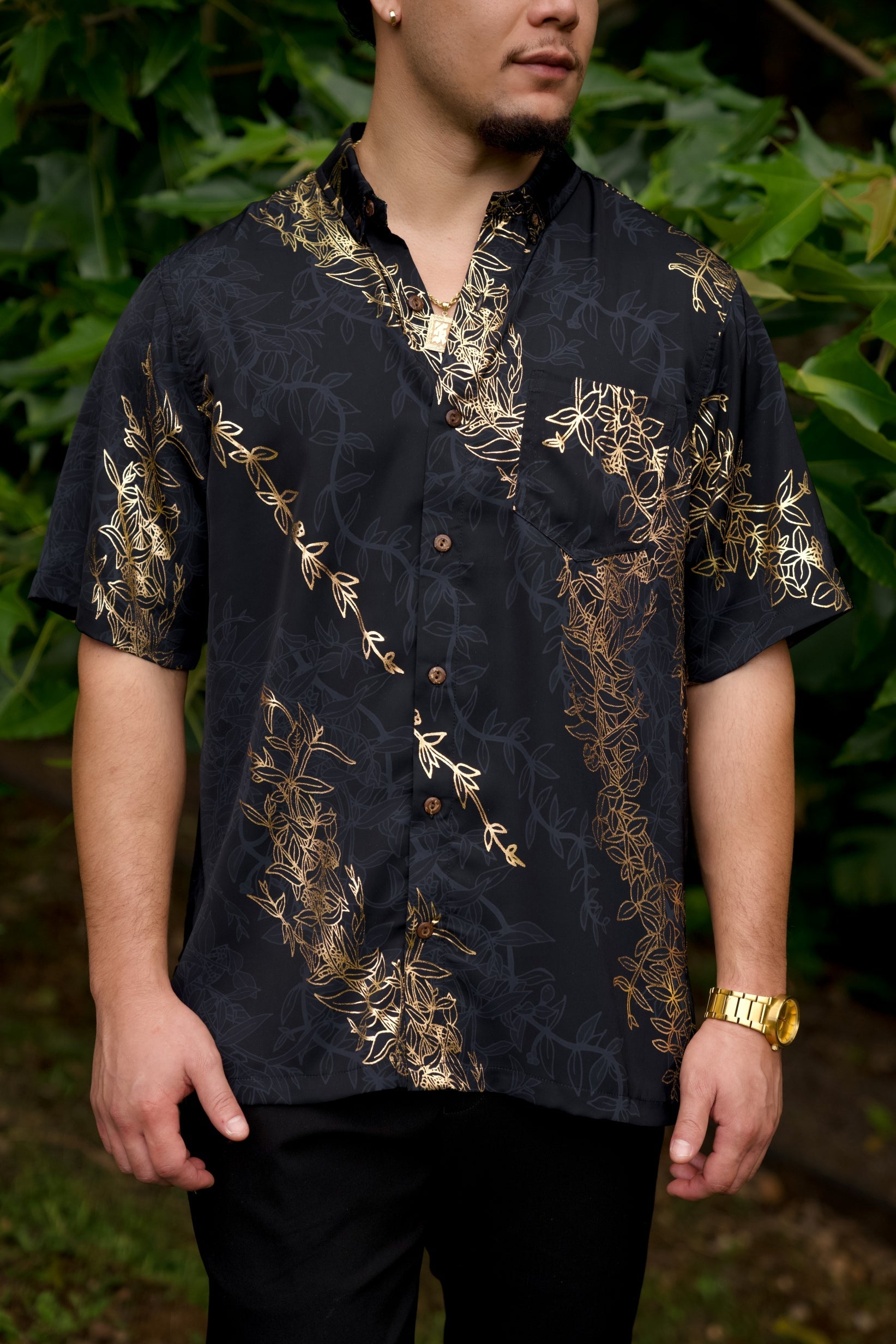 mens black and gold dress shirt Maile & Aloha (Iron Free) – David Shepard Hawaiʻi Size:12m Music Class Singing Activities Compare it to the birthday boy outfit