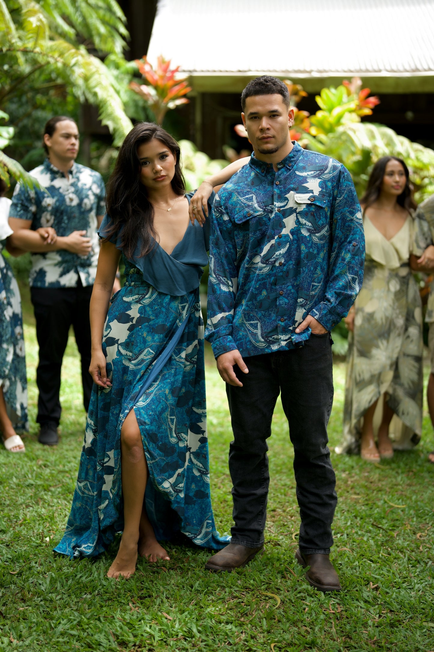 Hidden He‘e Flutter Top Dress