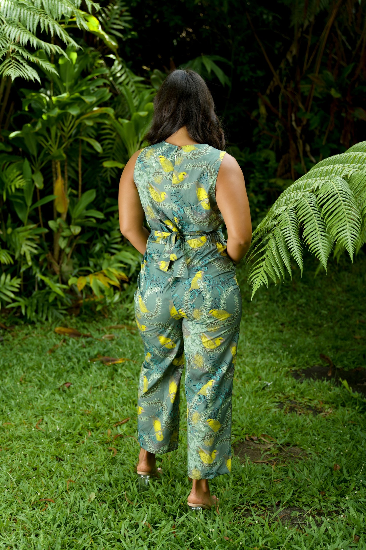 Foraging Kiwikiu Sleeveless Jumpsuit