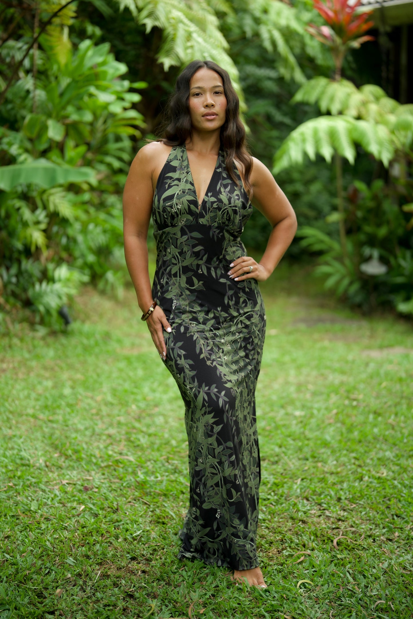 Maile Black Bodycon Dress