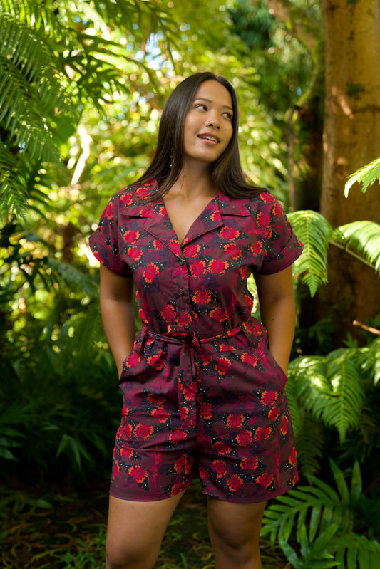 Māmaki & Butterflies Aloha Romper
