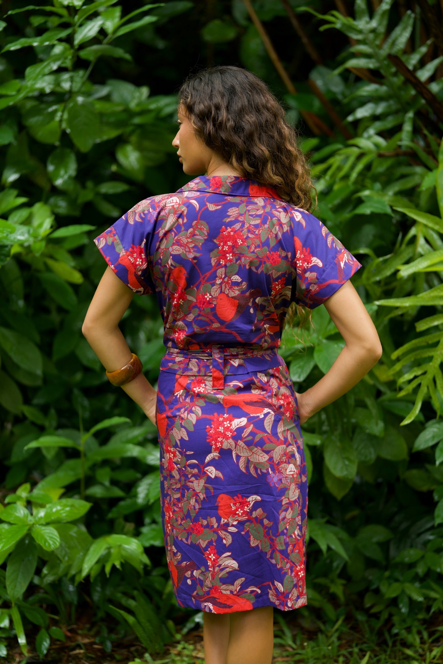 ‘Apapane & ‘ Iliahi Aloha Shirt Dress