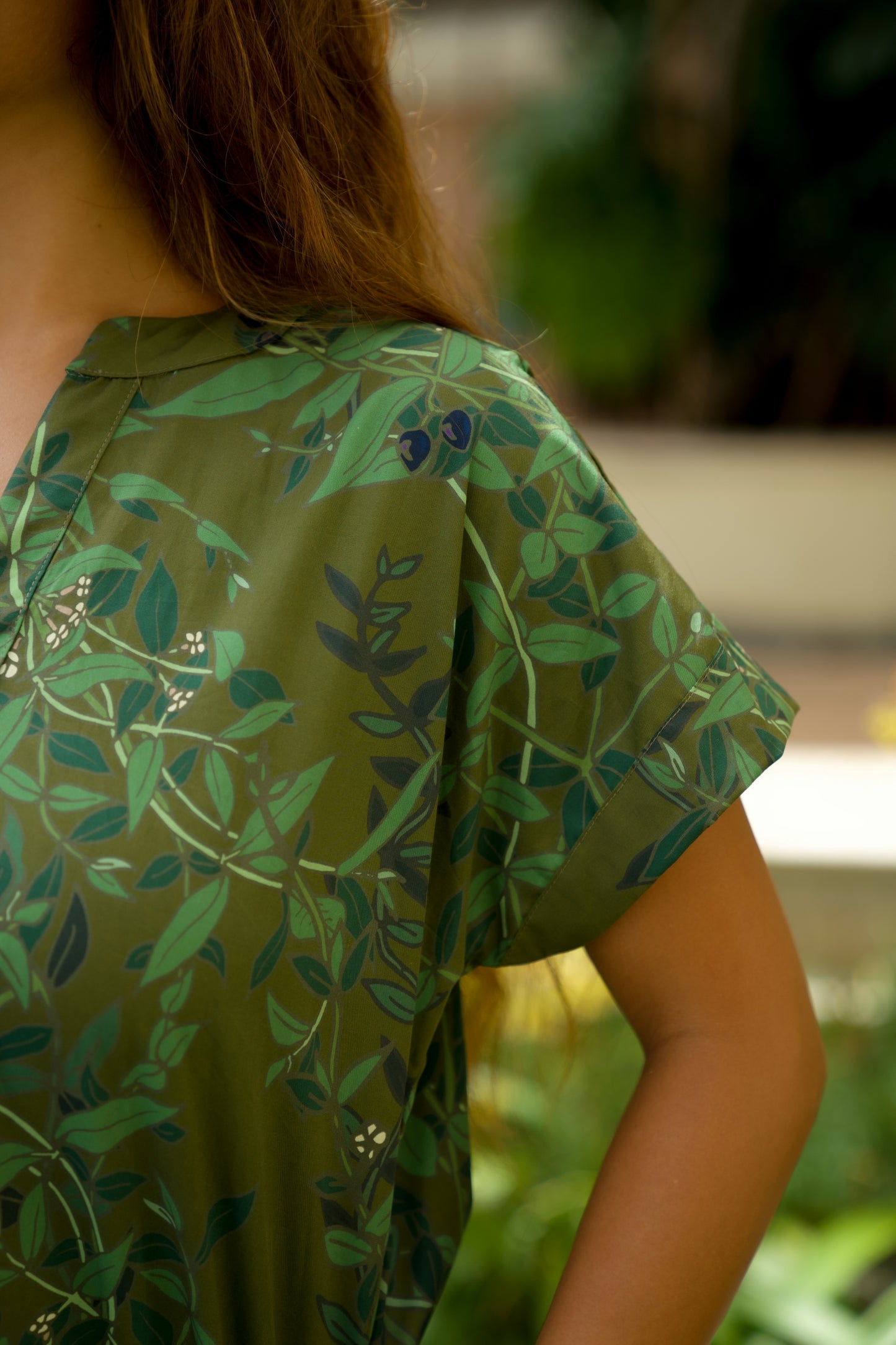 Maile Green Tunic Dress