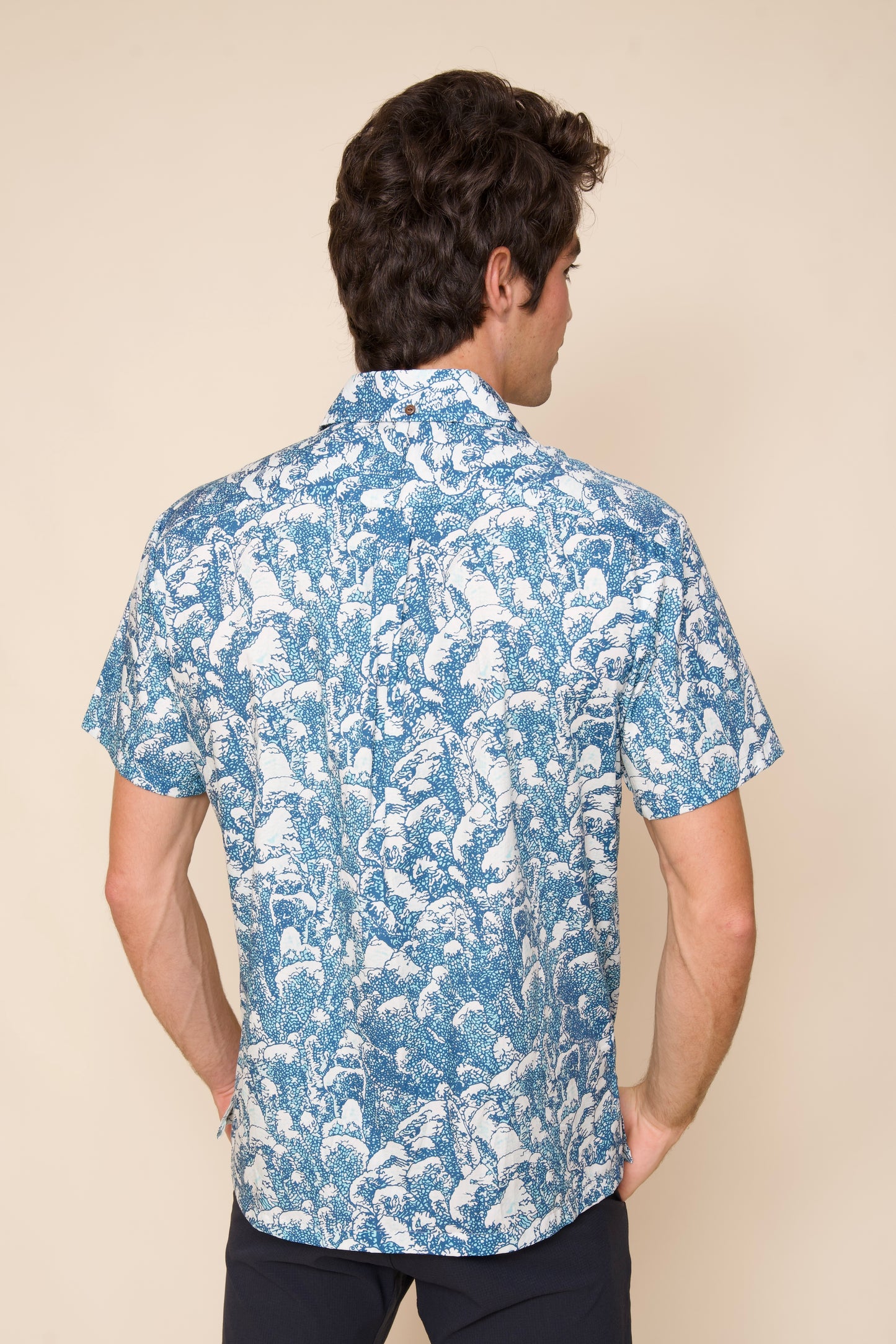 Blue Coral Aloha Shirt