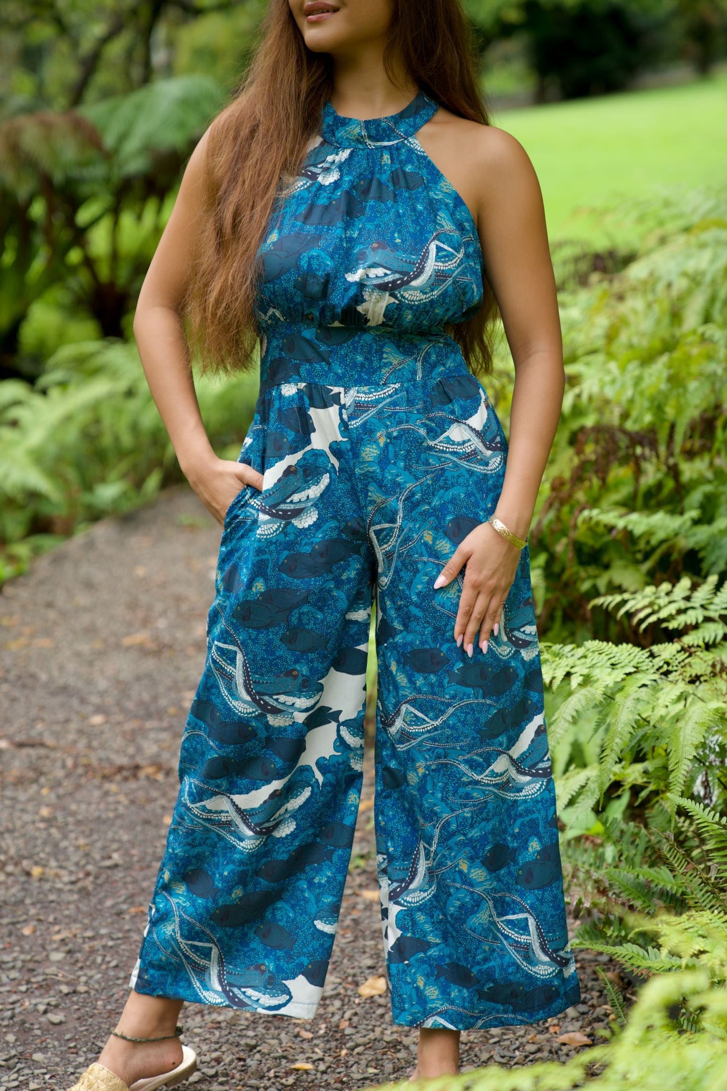 Hidden He‘e Halter Jumpsuit