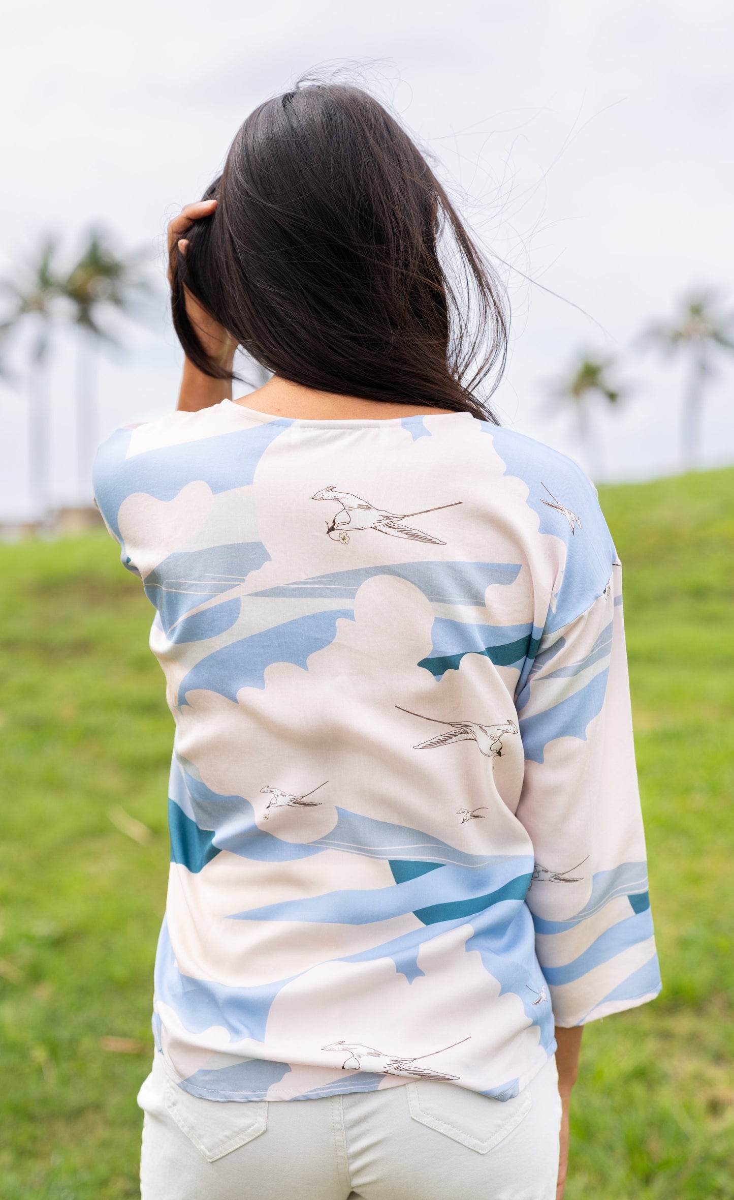 SOARING KOA‘E KEA V-Neck Blouse