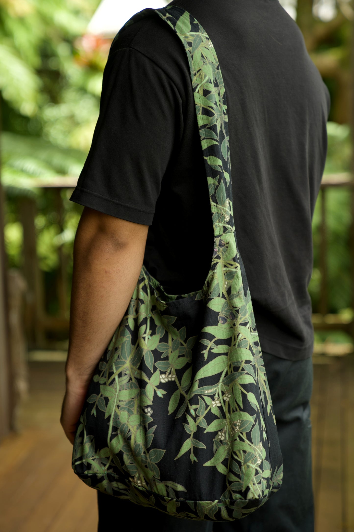 Maile Black Tote Bag
