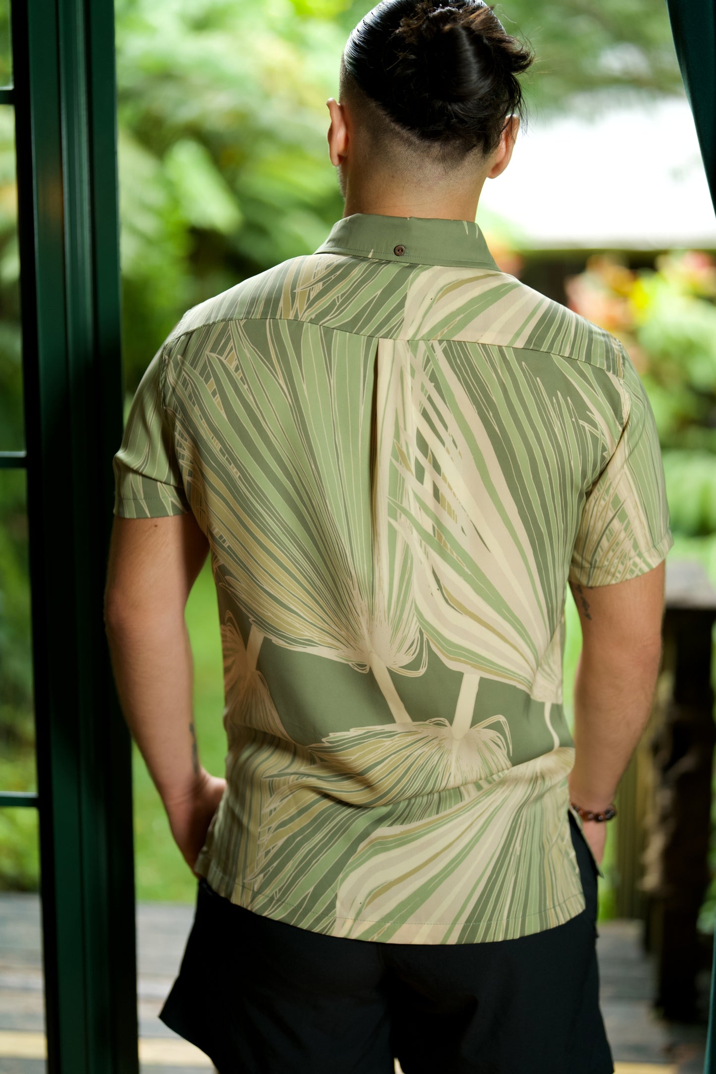 Loulu Green Aloha Shirt (Iron Free)