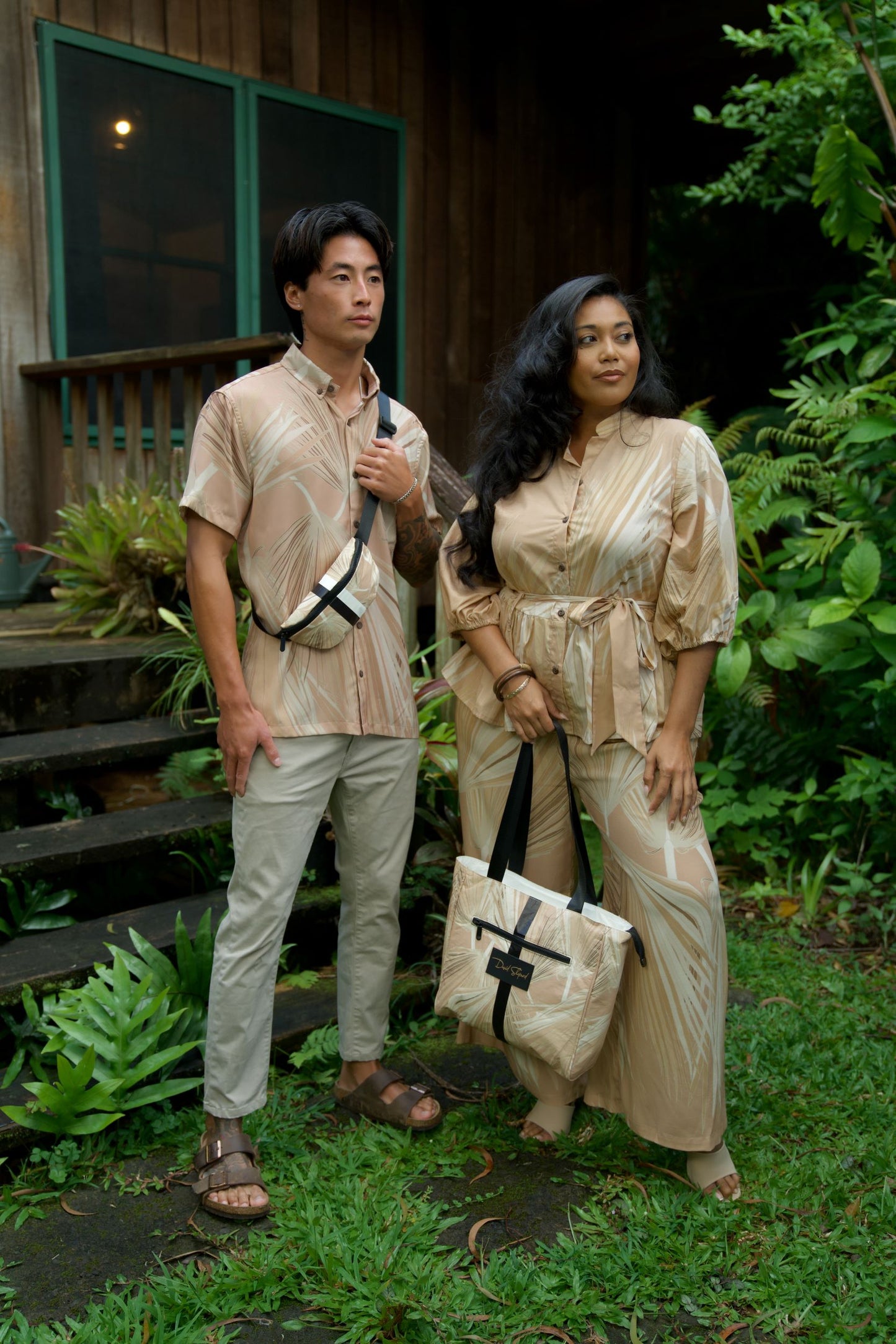 Loulu Beige Crossbody Bag