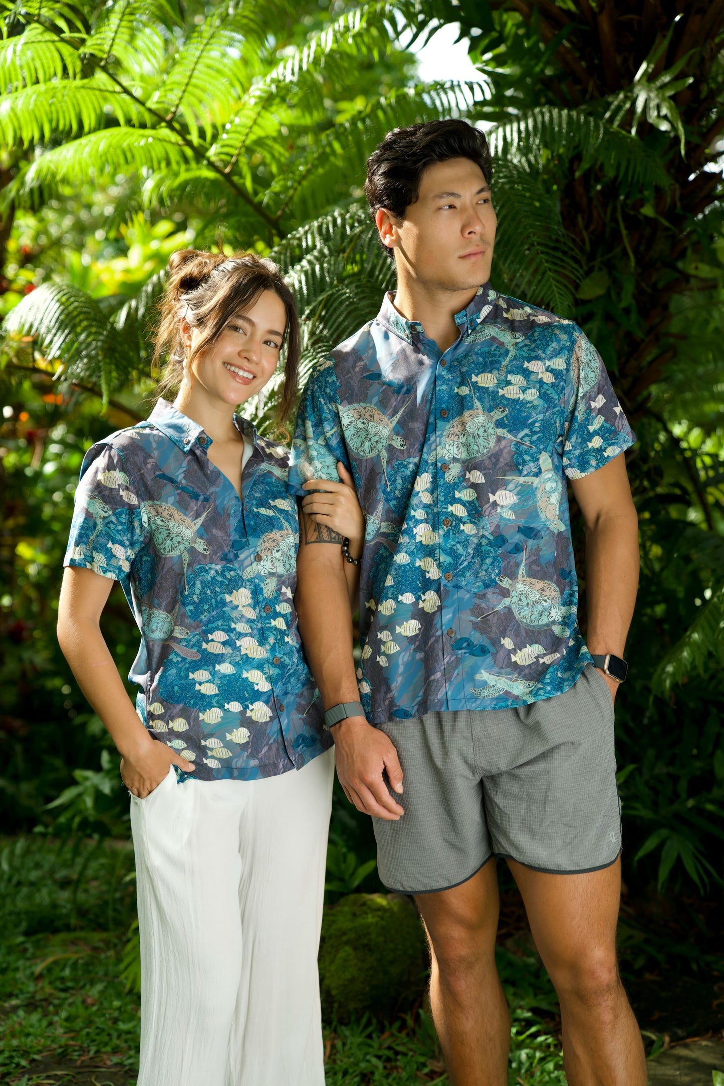 Honu Aloha Shirt (Iron Free)