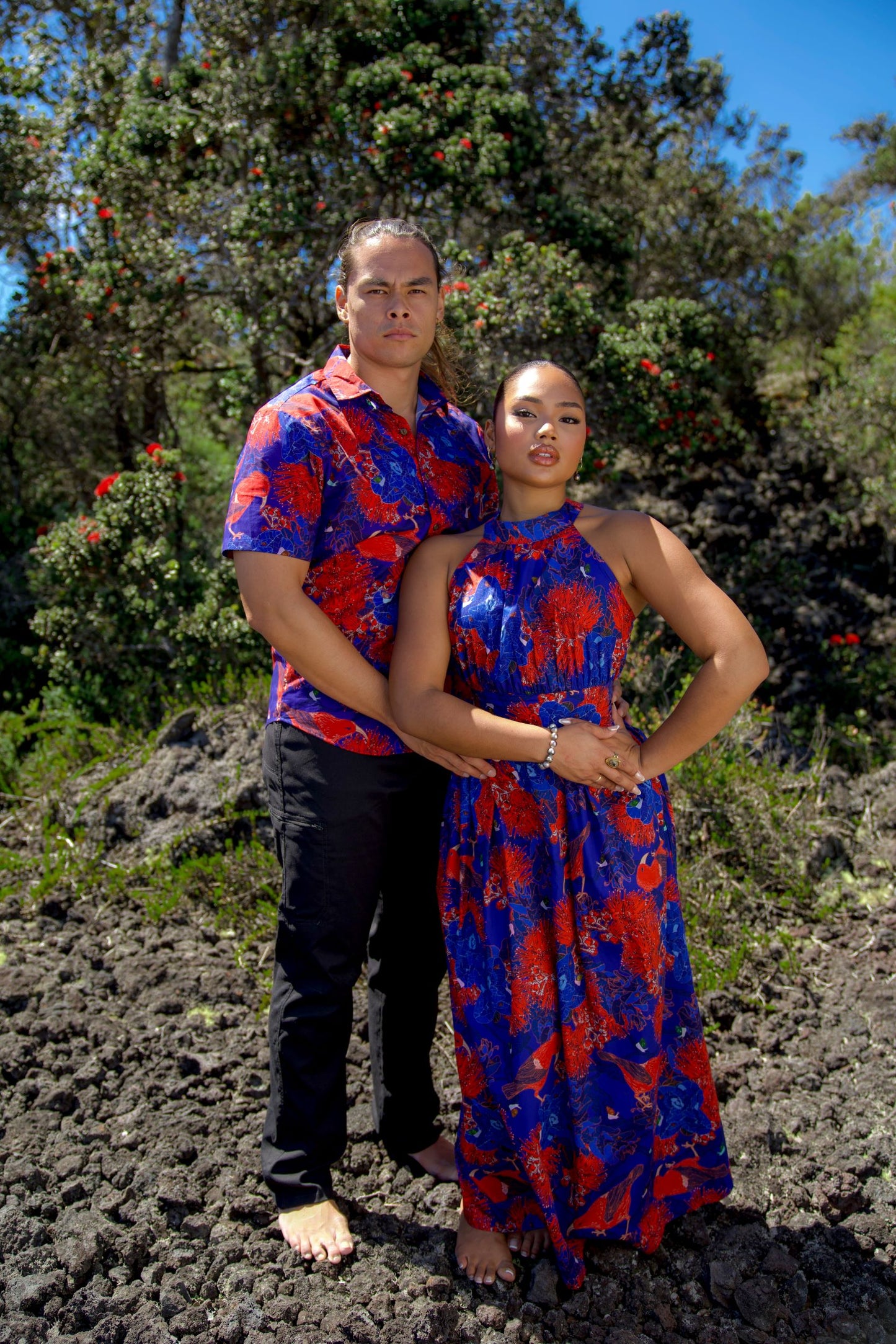 Kaniakapūpū Poni Lehua Ula Empire Dress