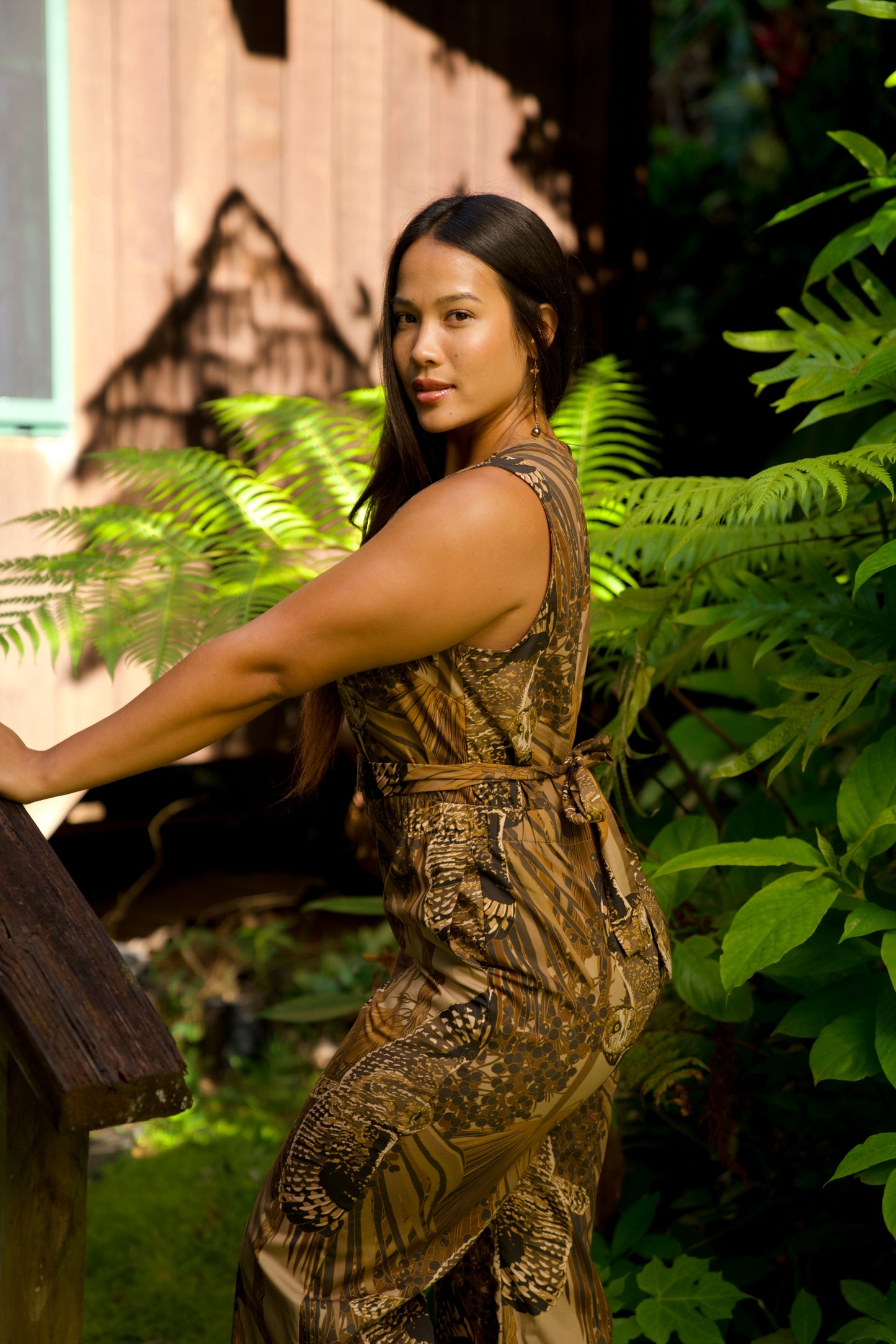 Pueo At Dusk Sleeveless Jumpsuit