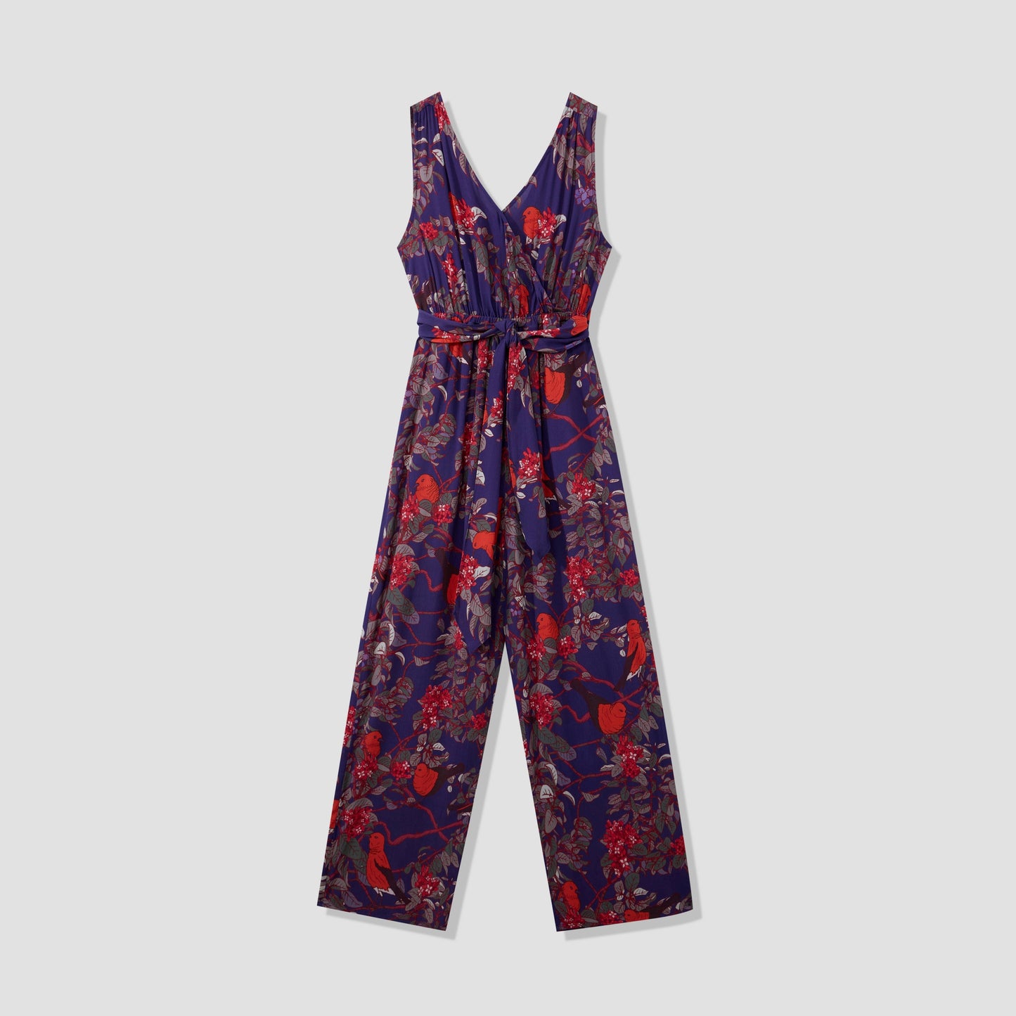 ‘Apapane & ‘ Iliahi Rayon Sleeveless Jumpsuit