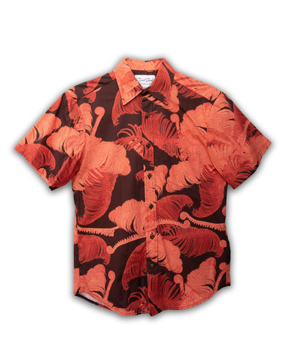 Ama'u Fern Kīlauea Red Aloha Shirt