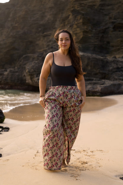 ‘A‘ali‘i Tan Cotton Pants