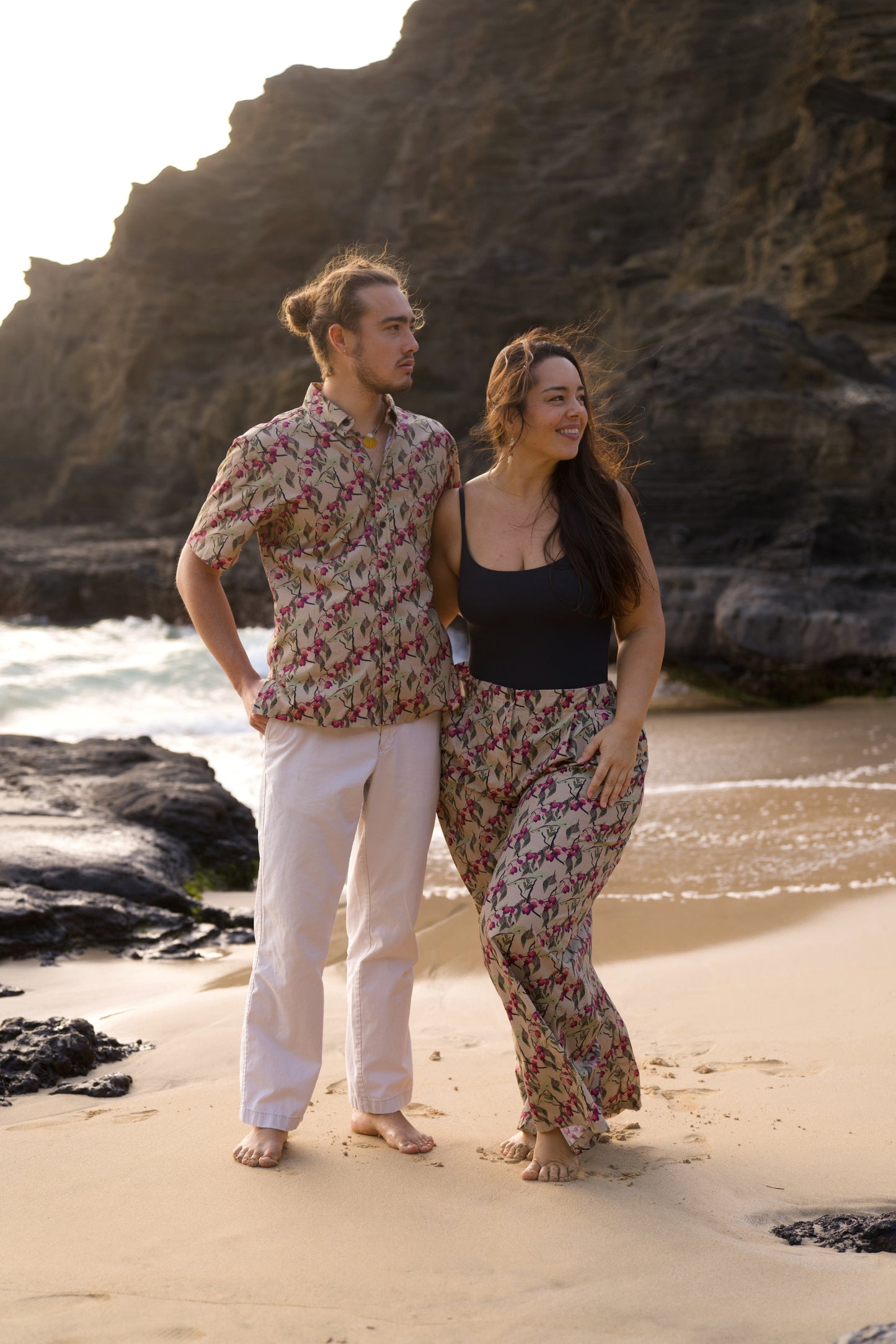 ‘A‘ali‘i Tan Cotton Pants