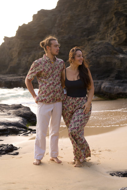 ‘A‘ali‘i Tan Cotton Pants