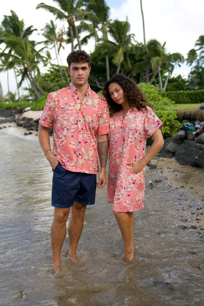 ‘Ōhelo Berry Pink Tunic Dress