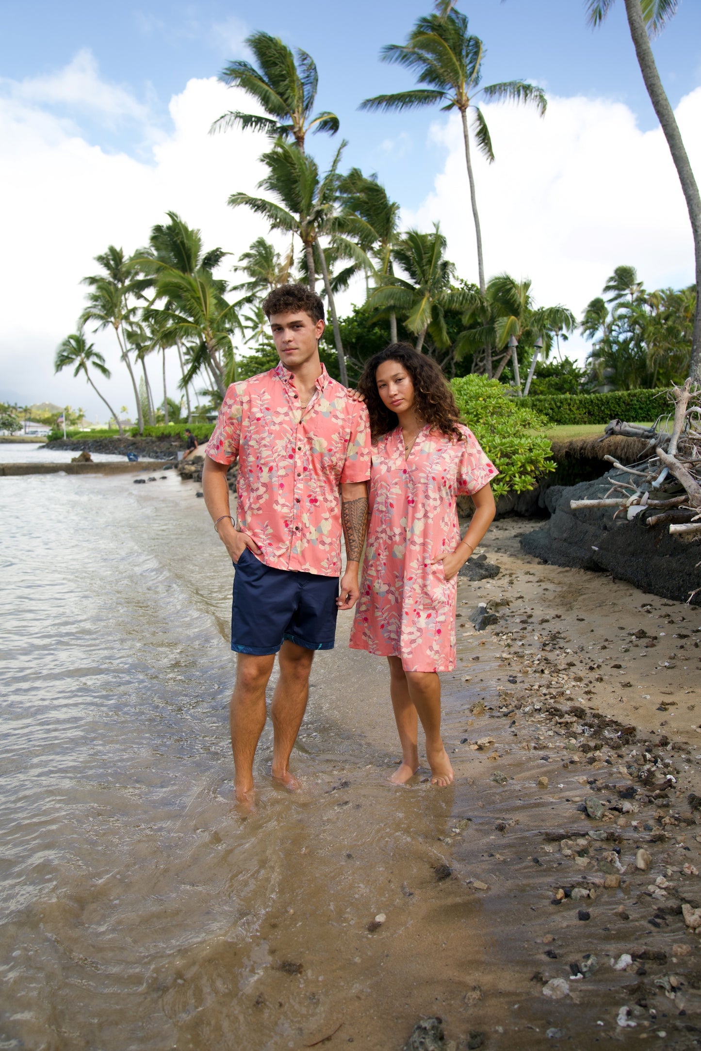 ‘Ōhelo Berry Pink Tunic Dress
