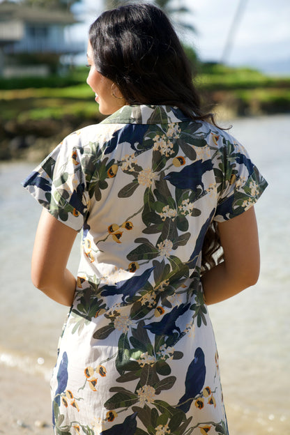Hō‘awa & The ‘Alalā Aloha Shirt Dress