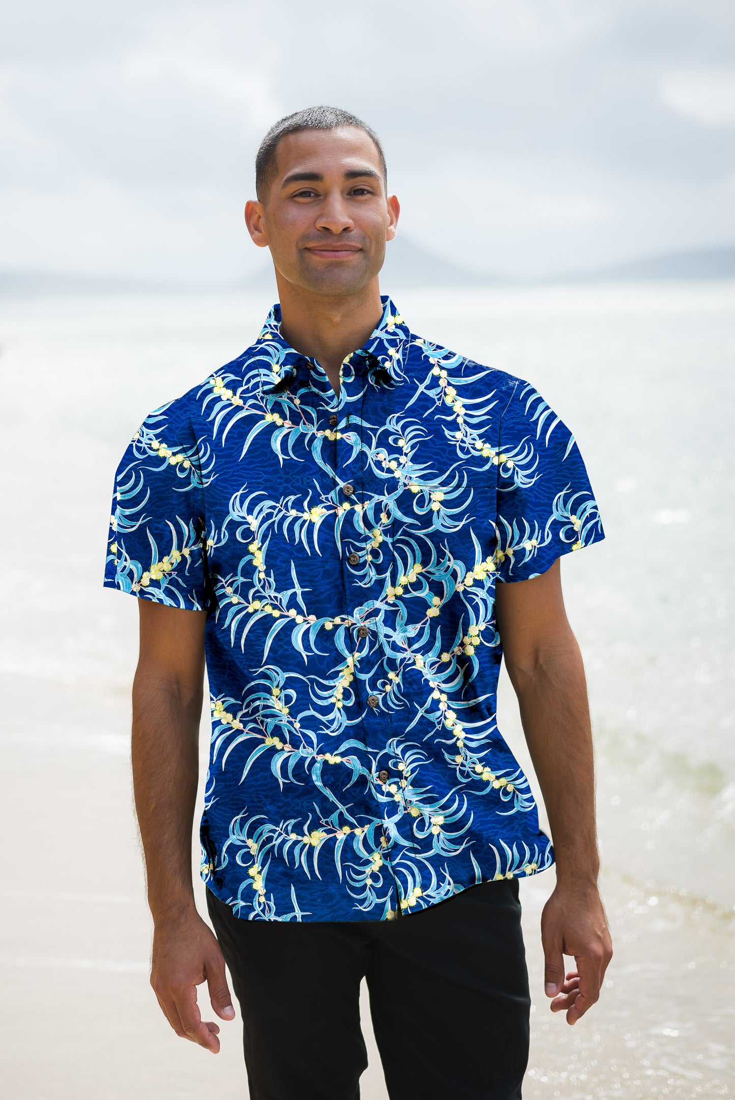 Pre-Order: The Koa Flowers and Roots Whisper Aloha Shirt