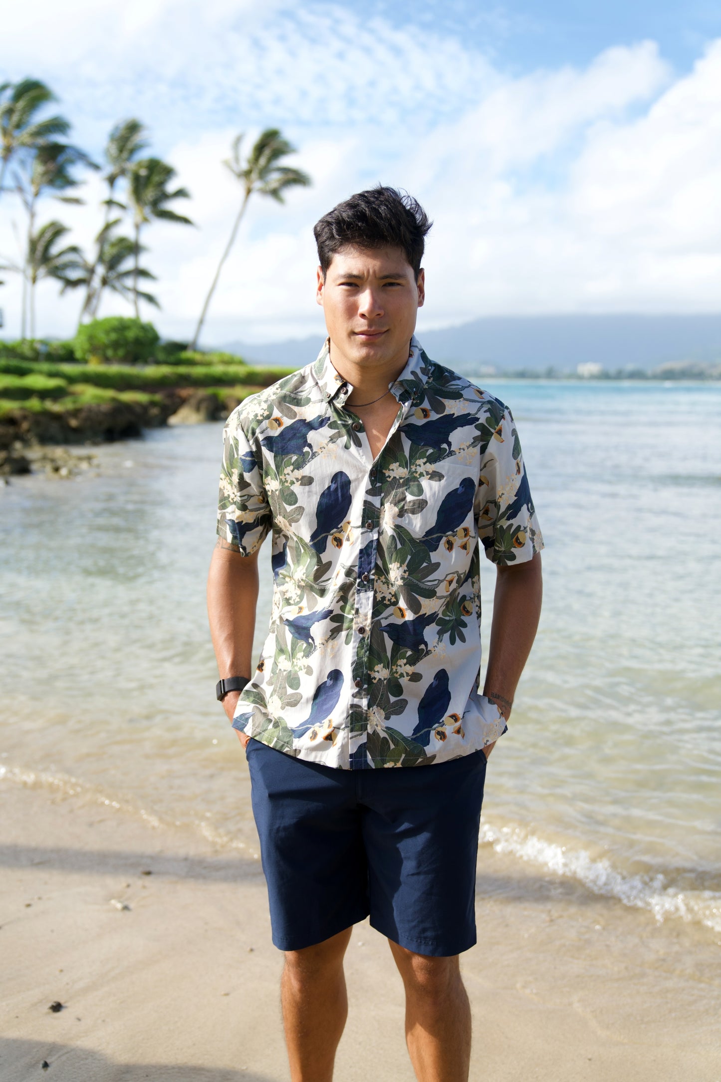 Hō‘awa & The ‘Alalā Pale Aloha Shirt