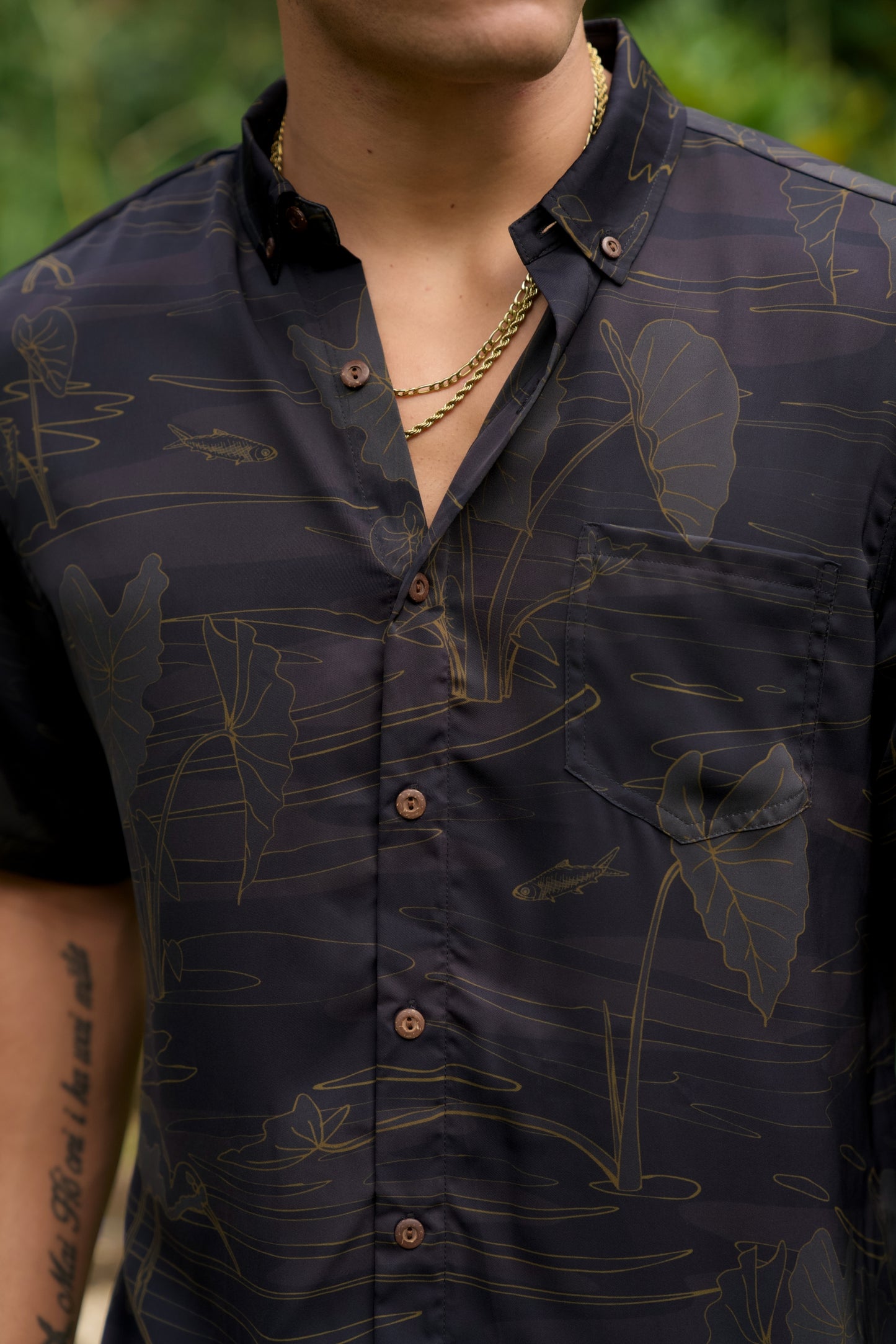 Kalo Wai Aloha Shirt (Iron Free)