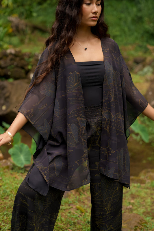 Kalo Wai Draping Cover-up