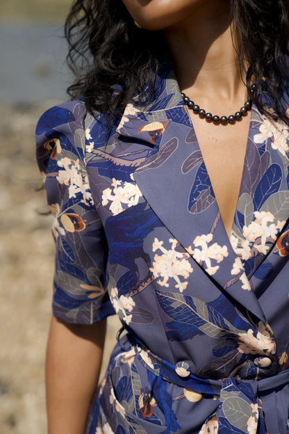 Hō‘awa & The ‘Alalā Blue Blazer Dress