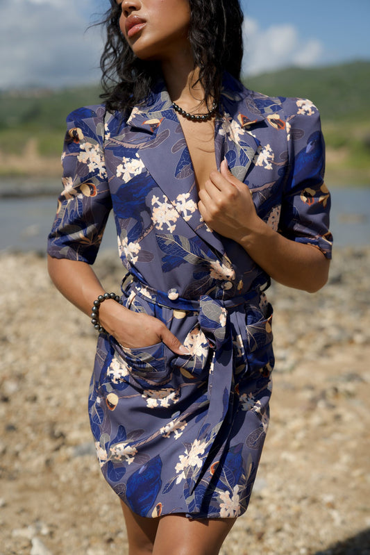 Hō‘awa & The ‘Alalā Blue Blazer Dress