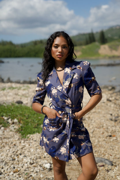Hō‘awa & The ‘Alalā Blue Blazer Dress