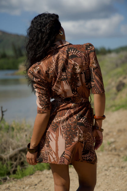 Pueo at Dusk & Loulu Blazer Dress