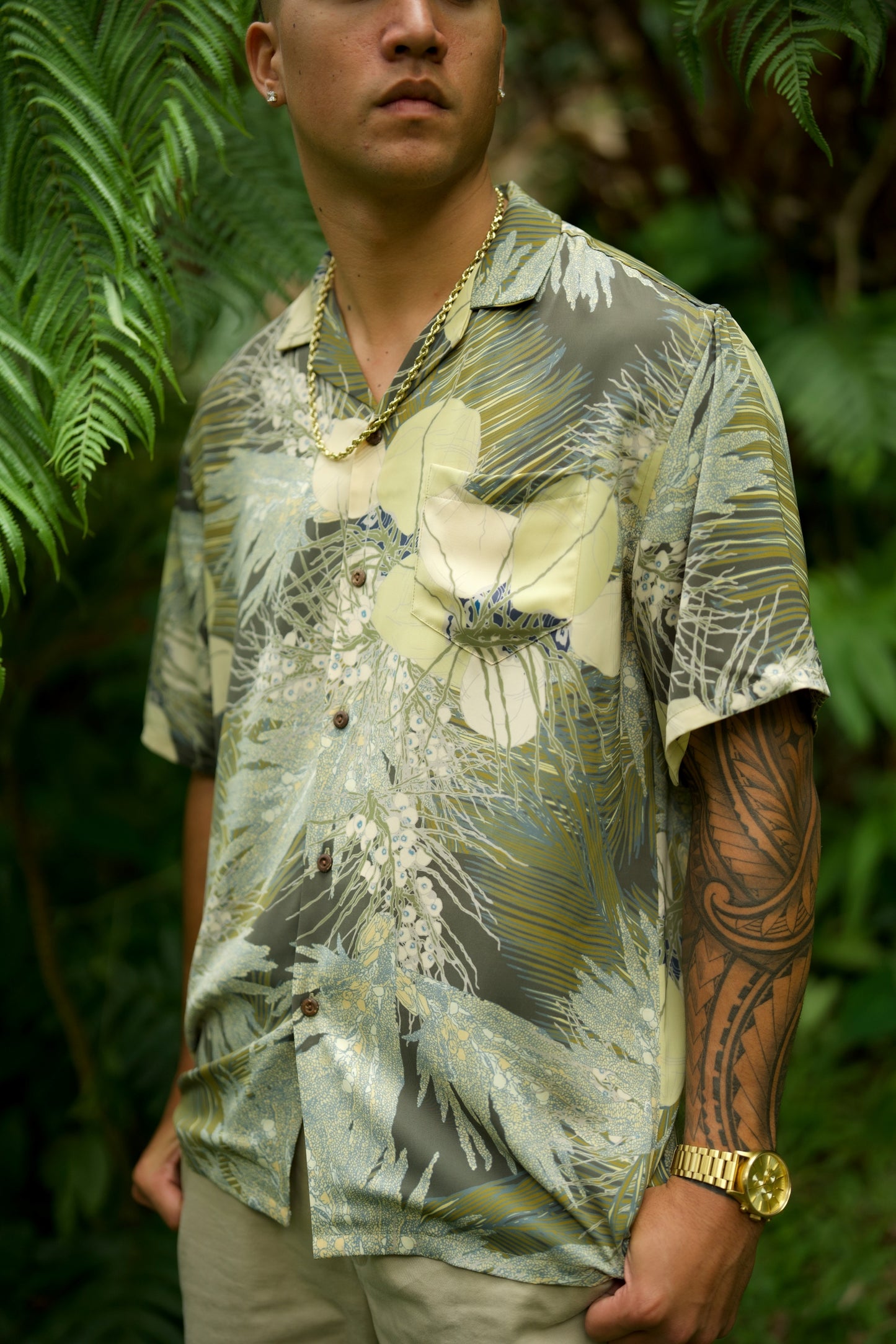 Coconut Vintage Cut Aloha Shirt (Iron Free)