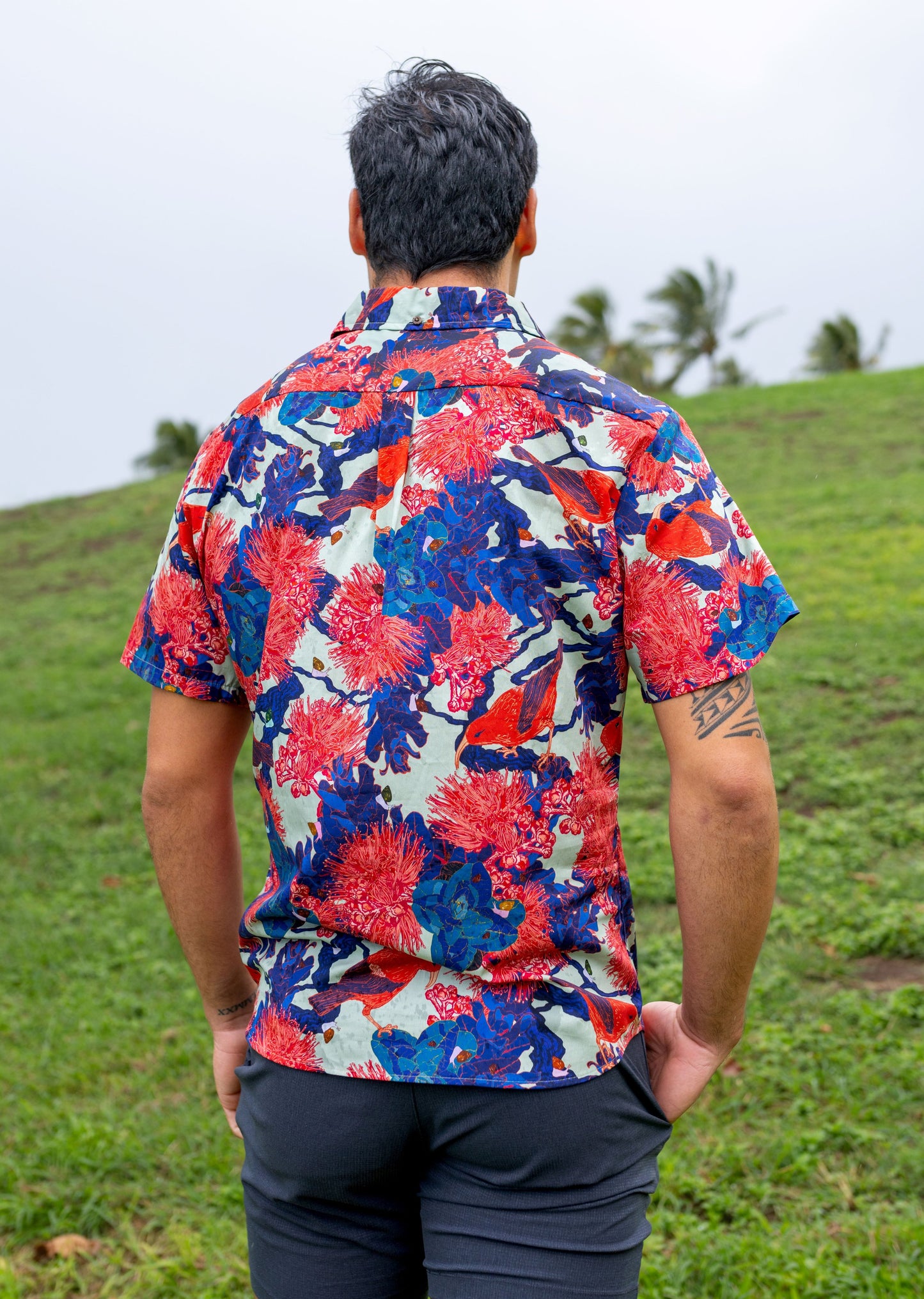 Kaniakapūpū Lehua ʻUla Aloha Shirt