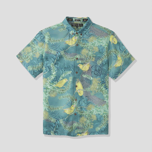 Foraging Kiwikiu Iron Free Aloha Shirt
