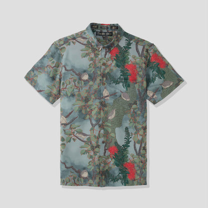 Vanishing 'Akikiki Iron Free Aloha Shirt