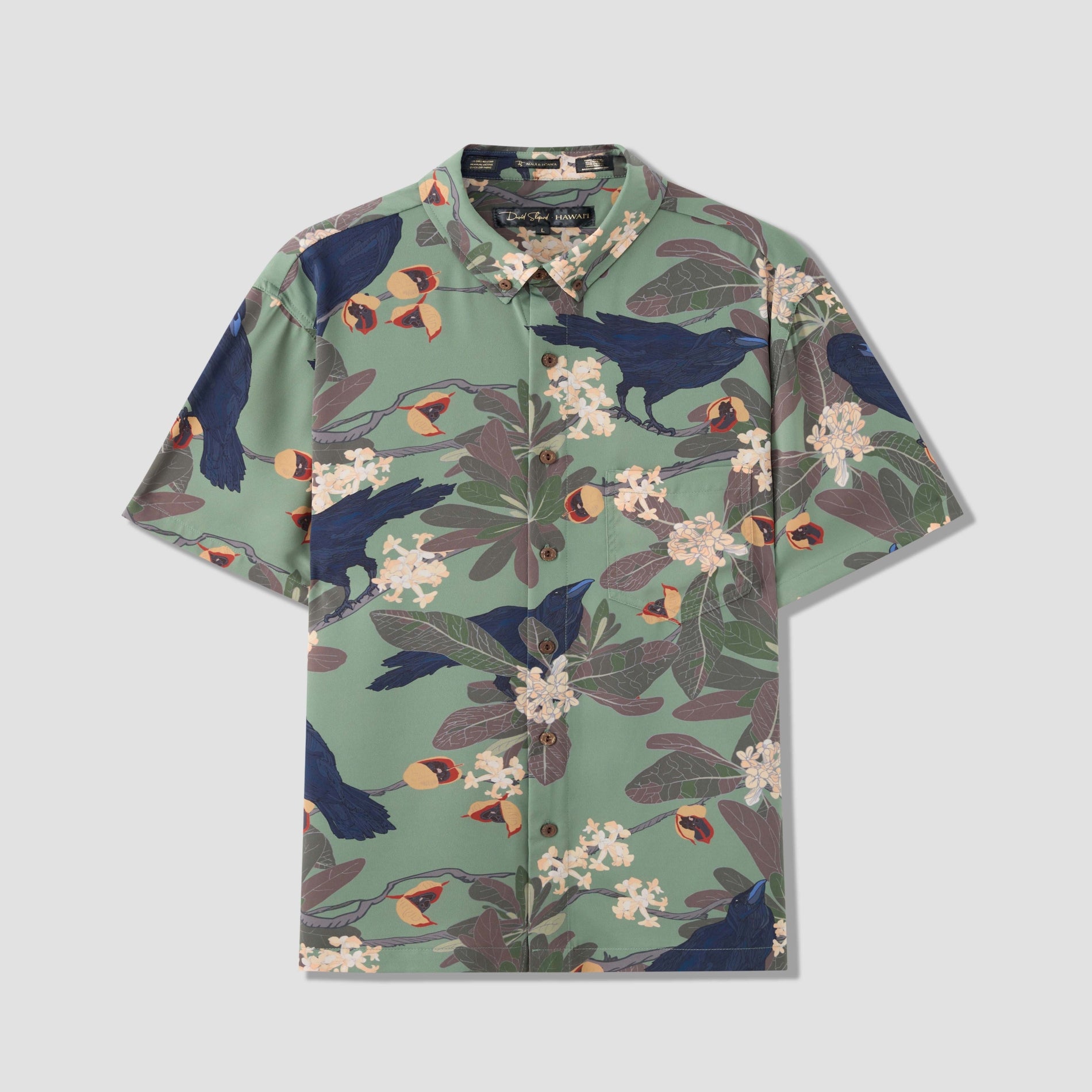 その他 ALOHA Iron Free Aloha Shirt - Hō'awa & The 'Alalā Sage — David Shepard