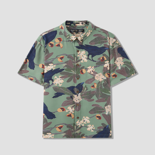 Hō‘awa & The ‘Alalā Sage Aloha Shirt (Iron Free)