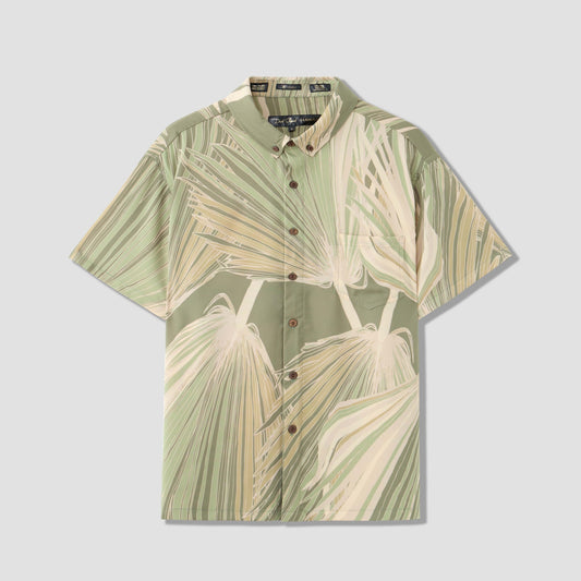 Loulu Green Aloha Shirt (Iron Free)