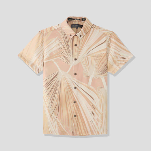 Loulu Beige Iron Free Aloha Shirt