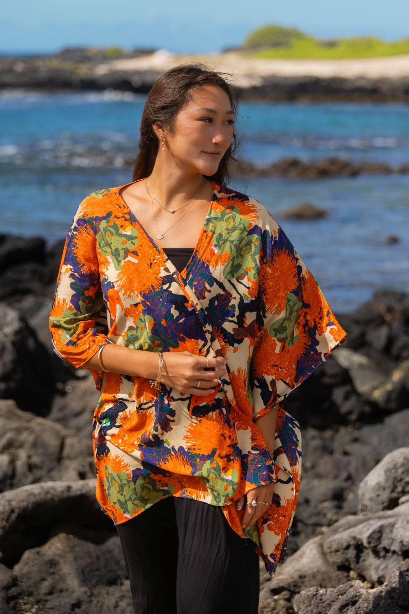 Kaniakapūpū Alani Draping Cover-up