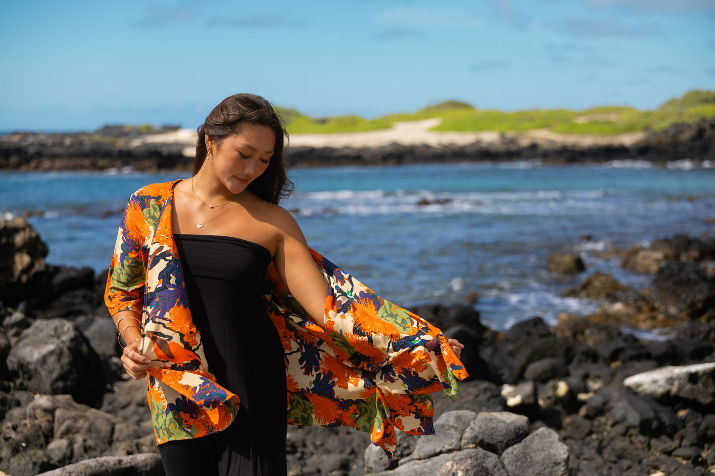 Kaniakapūpū Alani Draping Cover-up