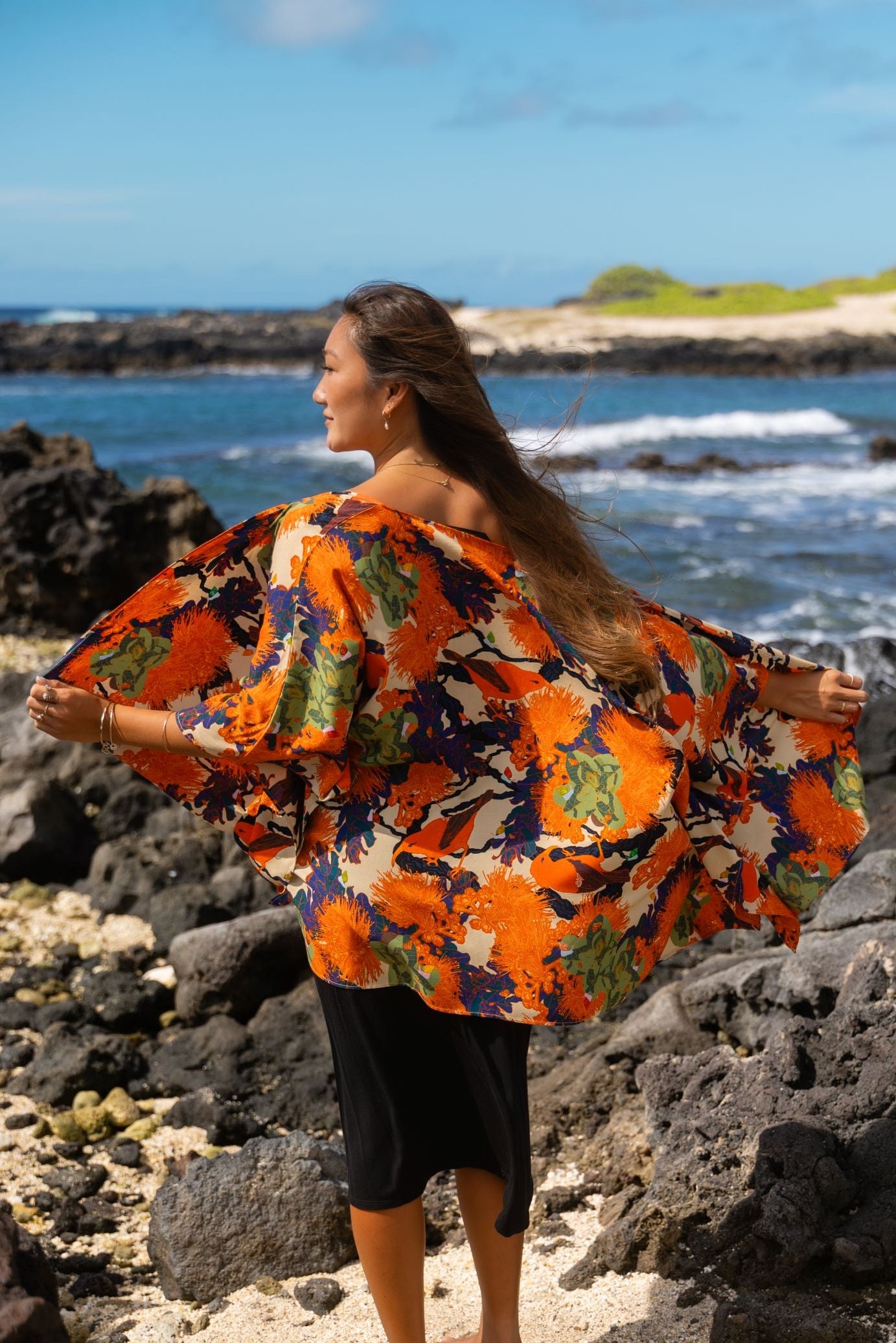 Kaniakapūpū Alani Draping Cover-up
